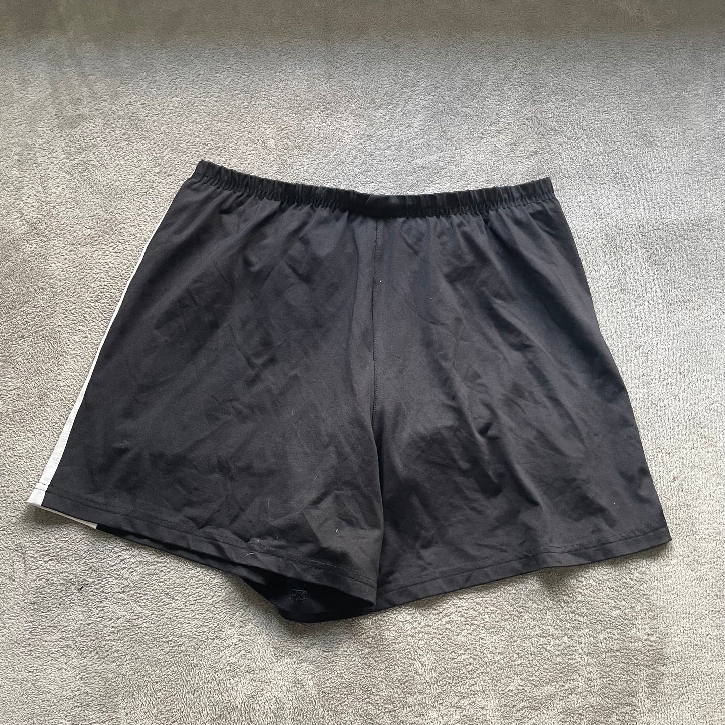 Nike black and white sport shorts