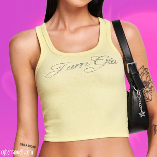 Iamgia cole tank top yellow