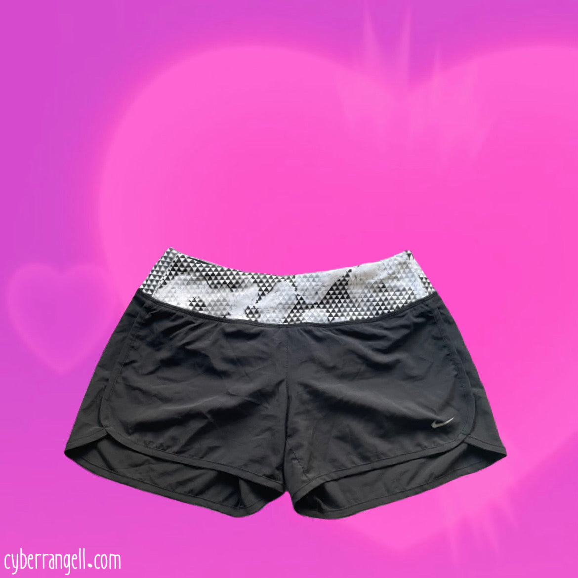 Nike black and grey sport shorts