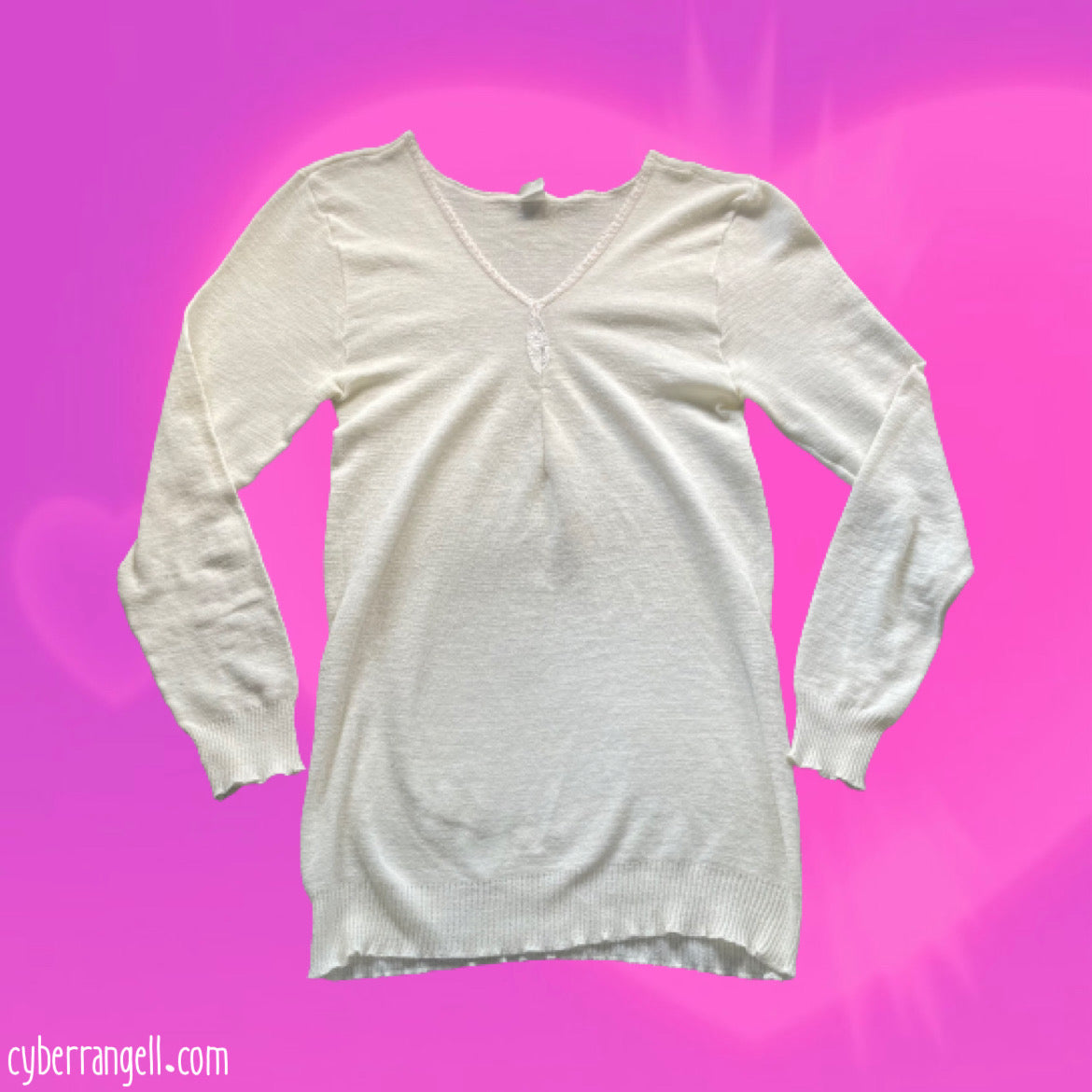 Cream thermal long sleeve