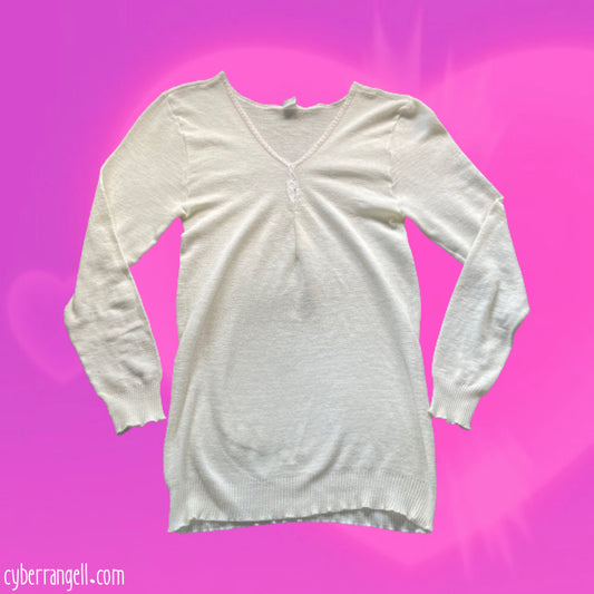 Cream thermal long sleeve