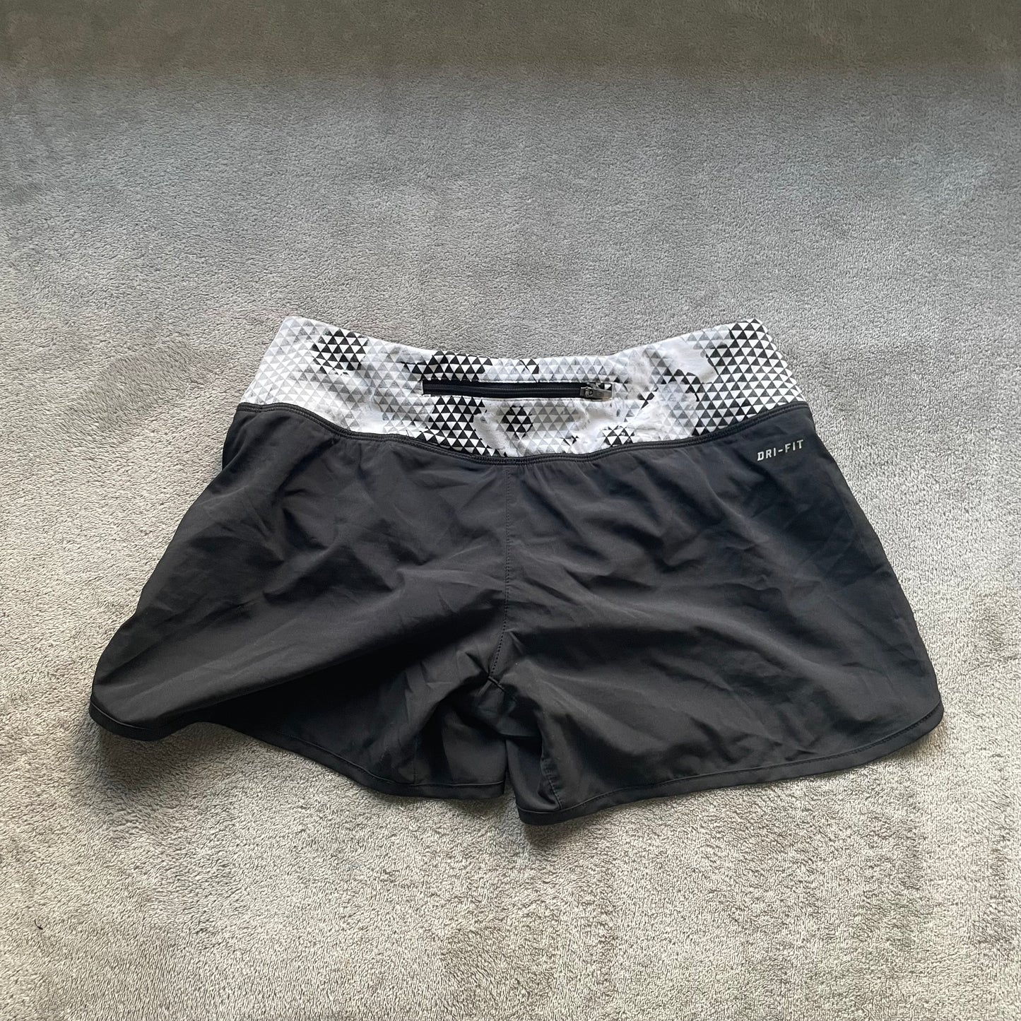 Nike black and grey sport shorts