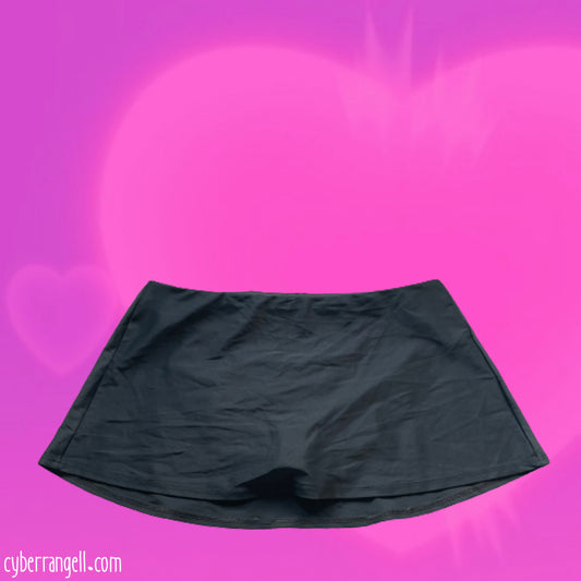 Bather material mini skirt