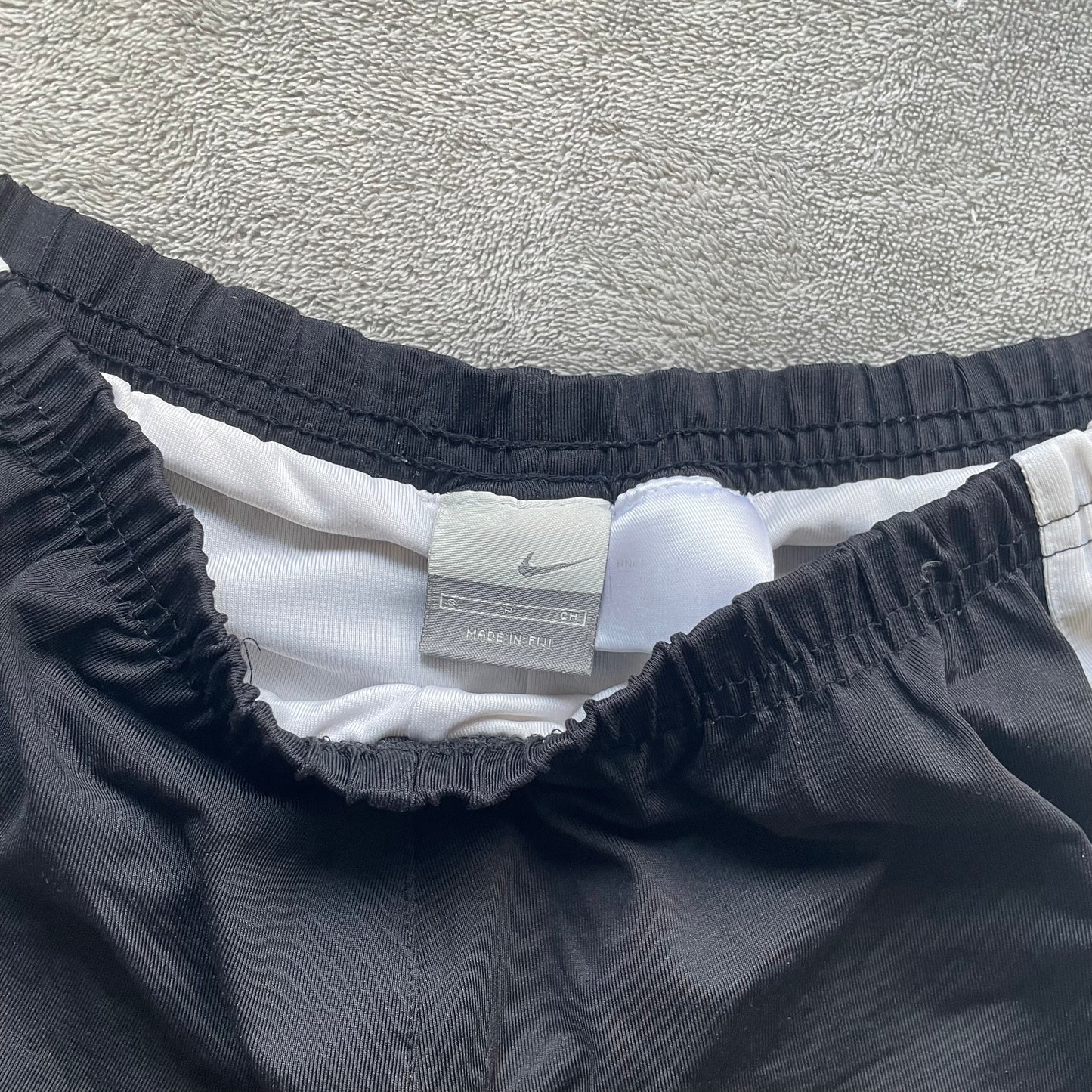 Nike black and white sport shorts