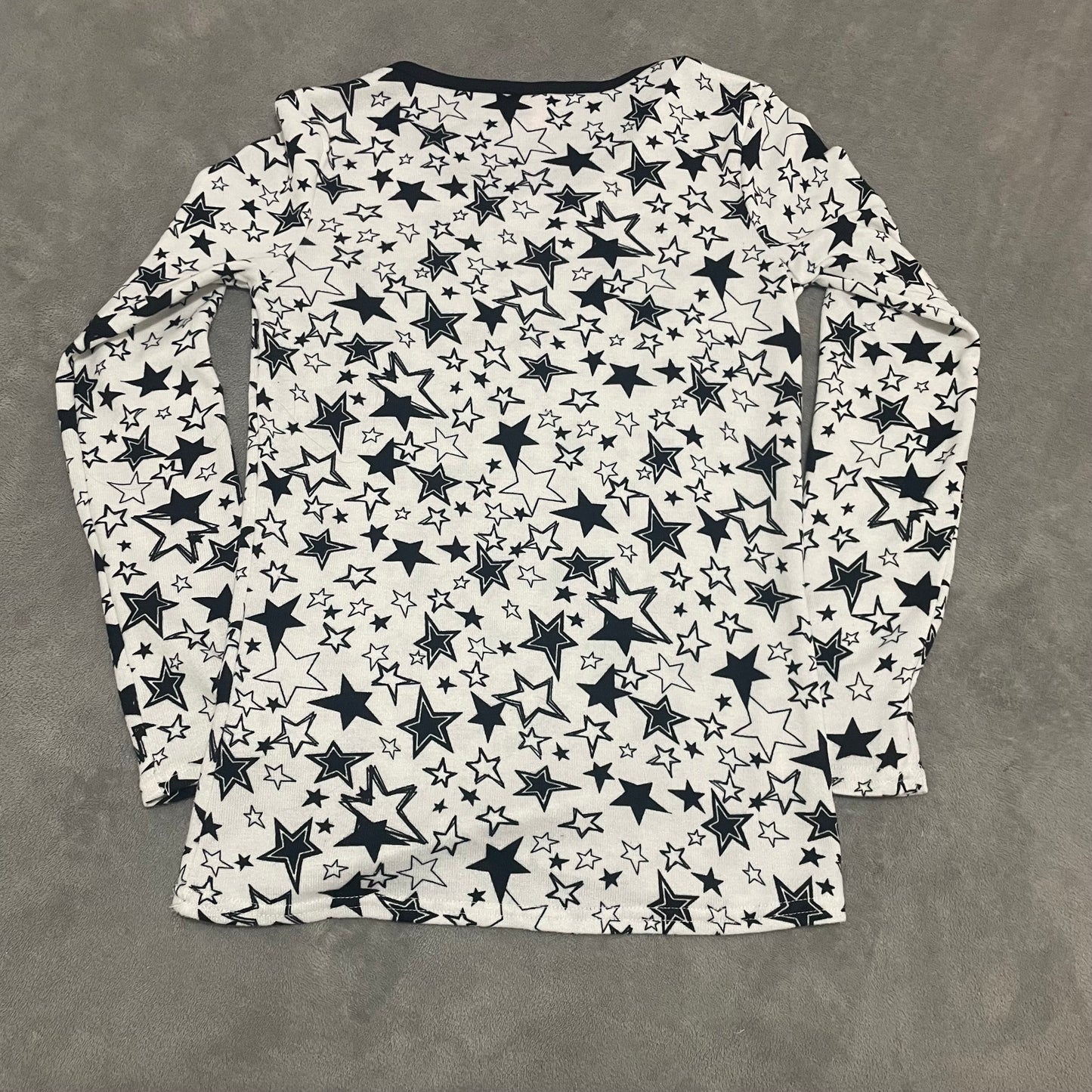 Star pattern long sleeve shirt