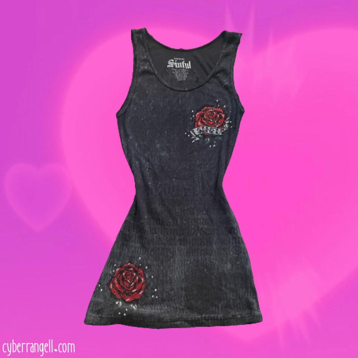 Sinful rhinestone tank top