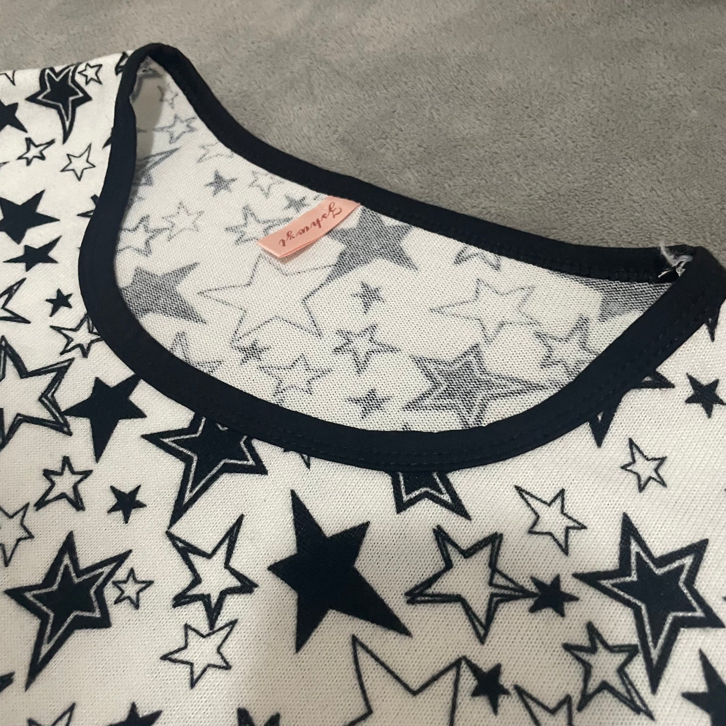 Star pattern long sleeve shirt