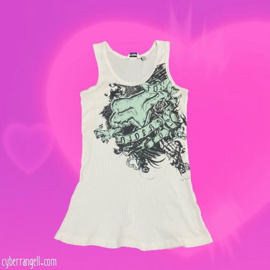 Fox graphic tank top