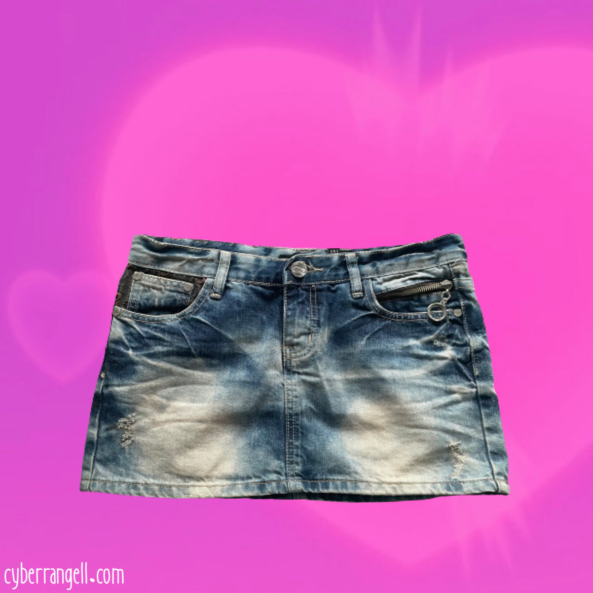 Pierre Cardin denim mini skirt