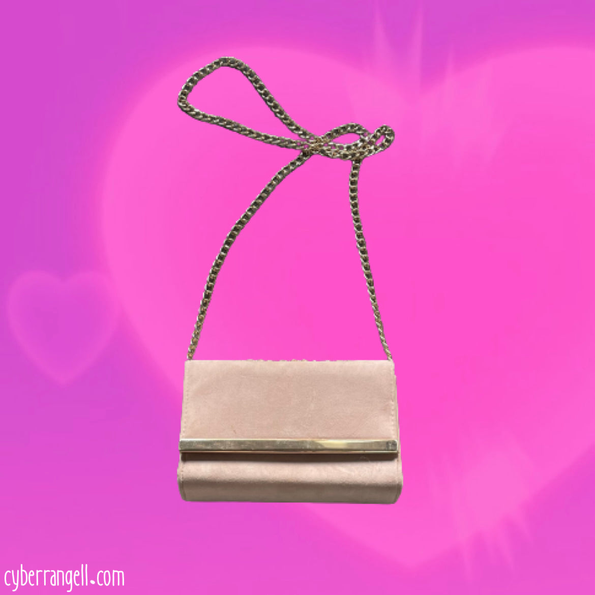 Pink crossbody bag