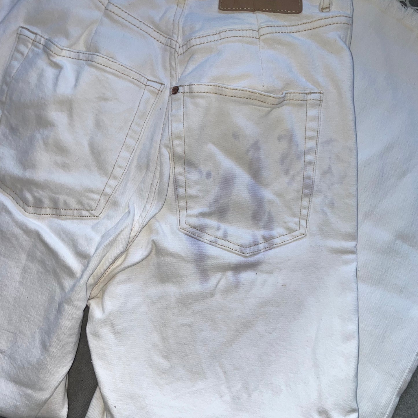 H&M white jeans