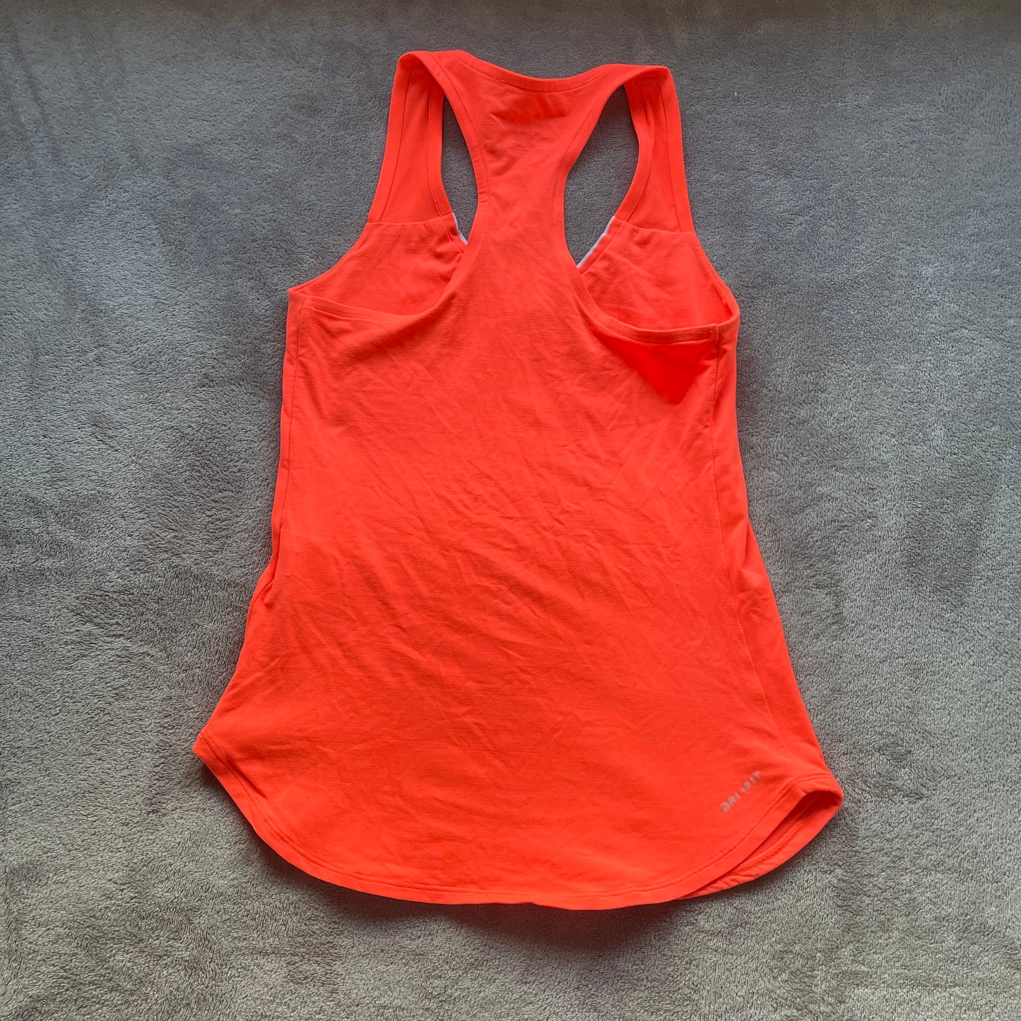 Nike orange racerback tank top