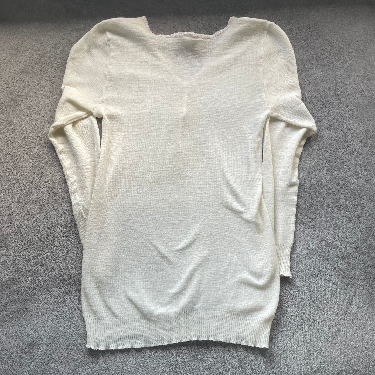 Cream thermal long sleeve