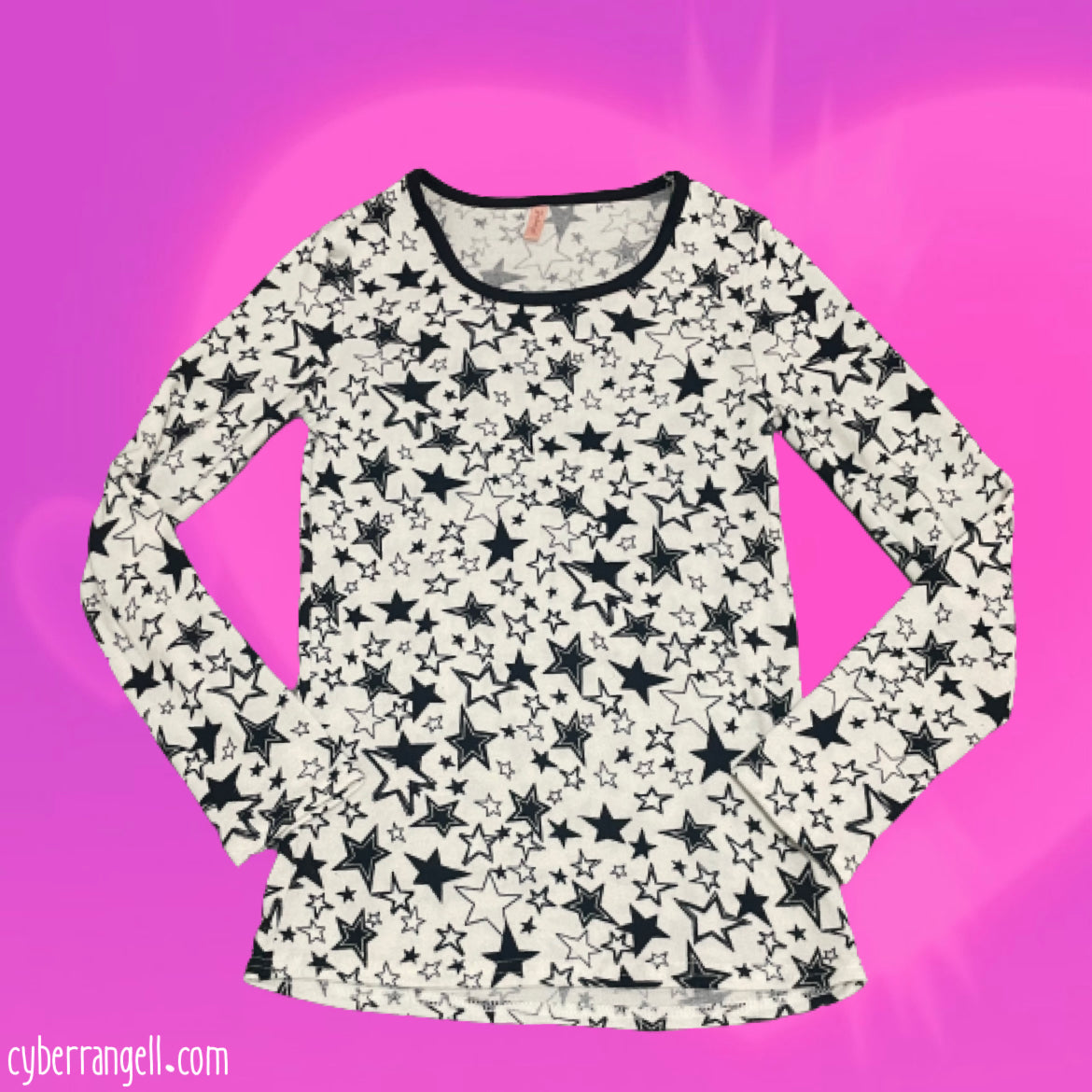 Star pattern long sleeve shirt