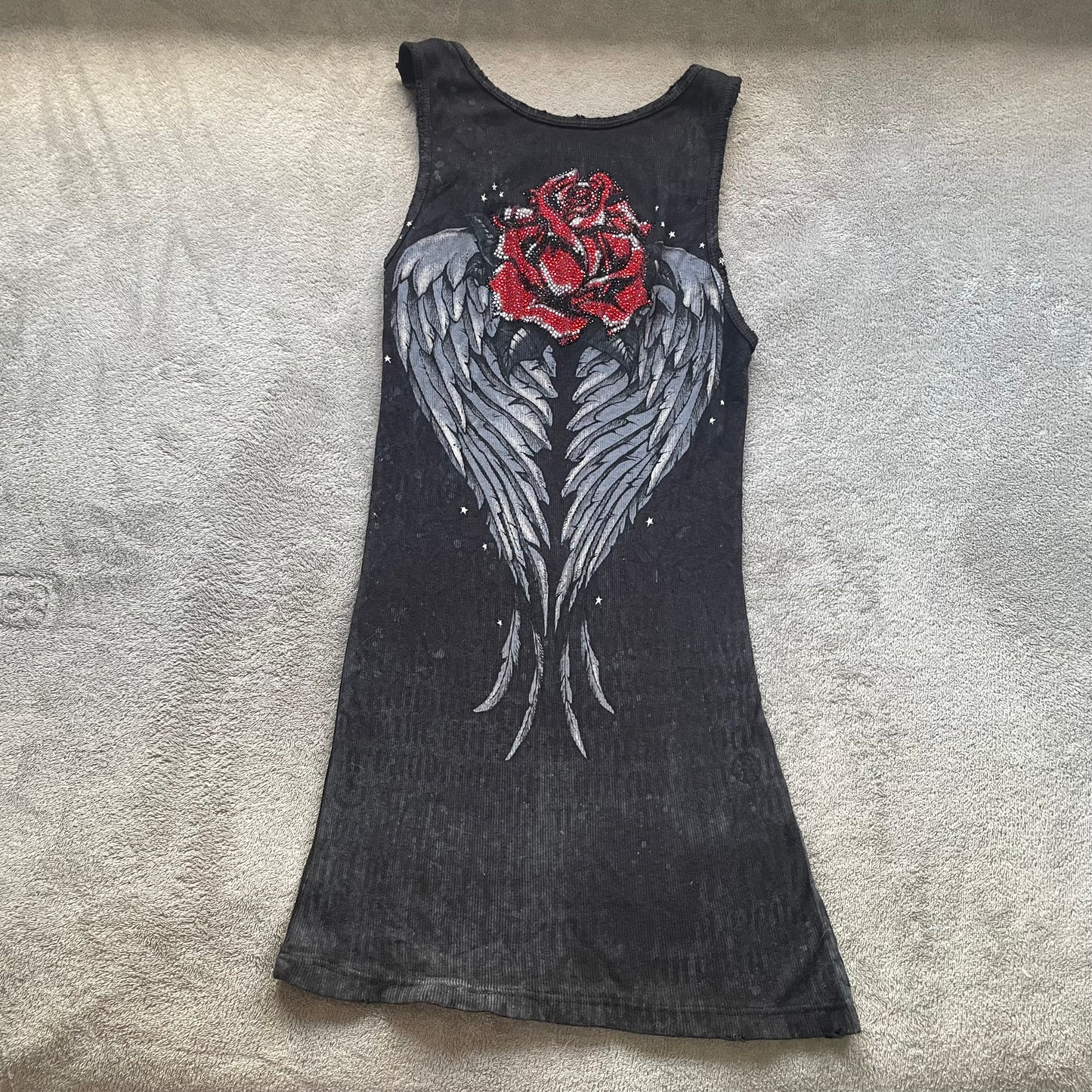 Sinful rhinestone tank top