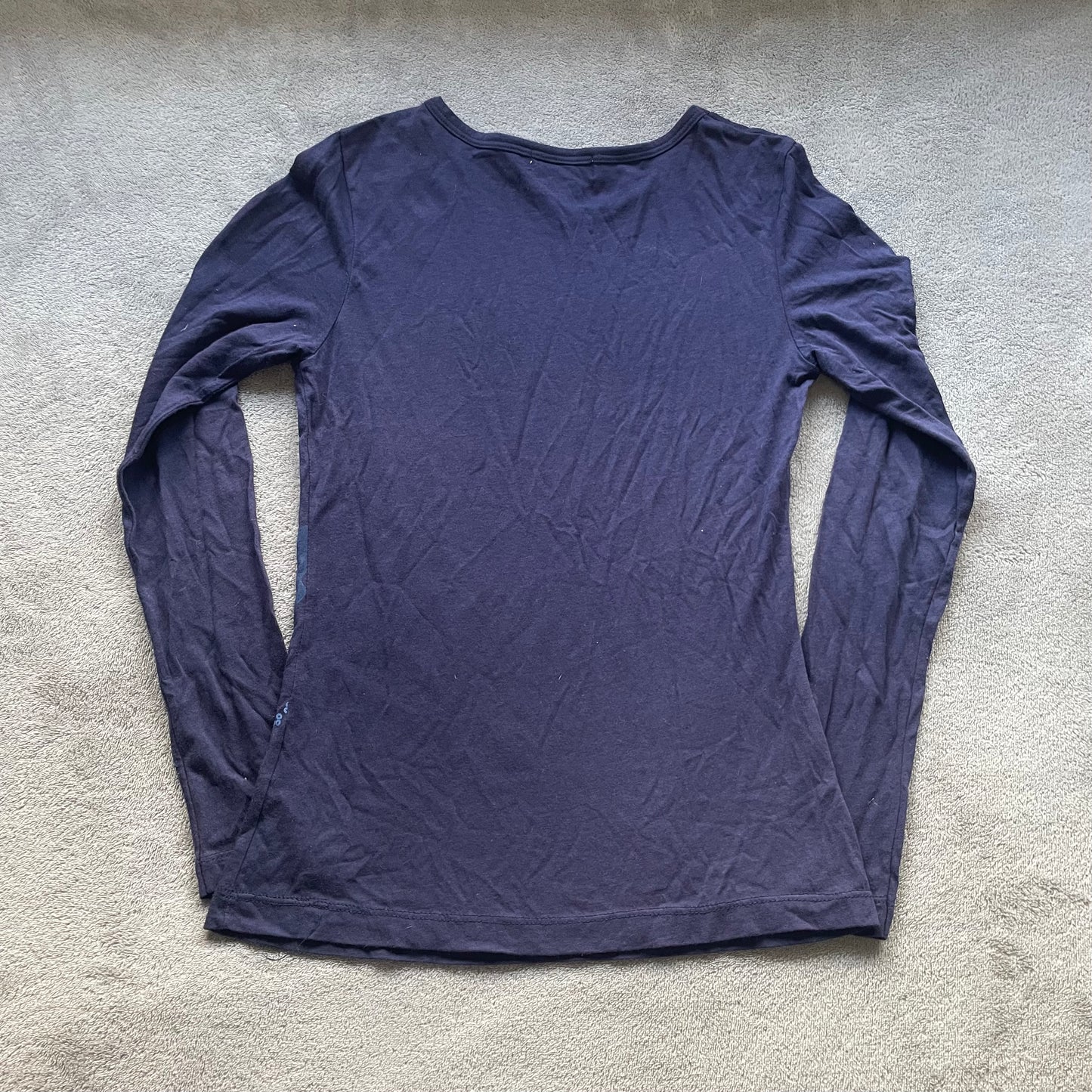 Graphic purple long sleeve