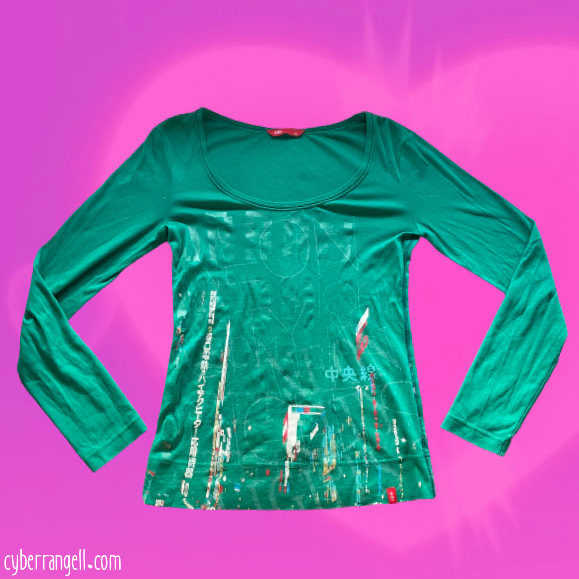 Esprit long sleeve green top