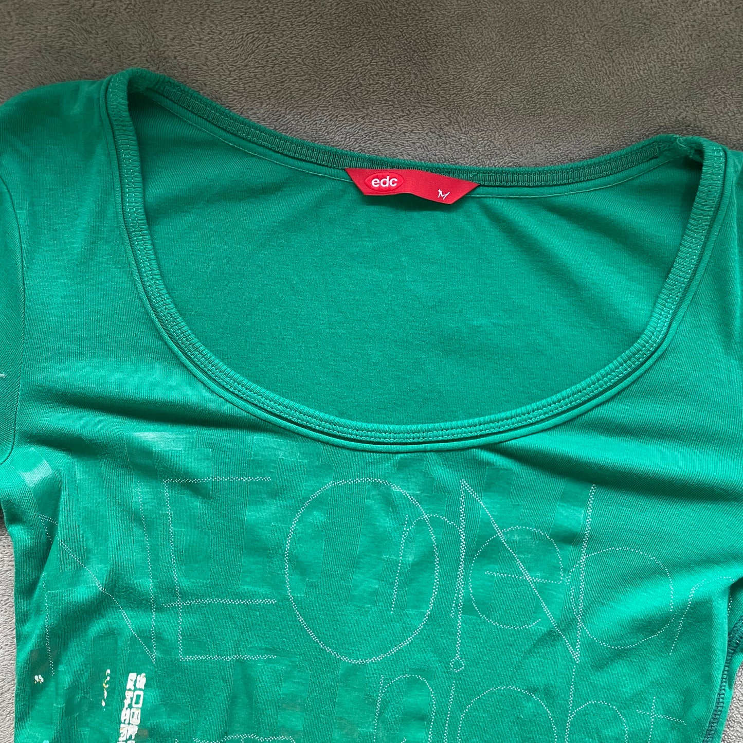 Esprit long sleeve green top