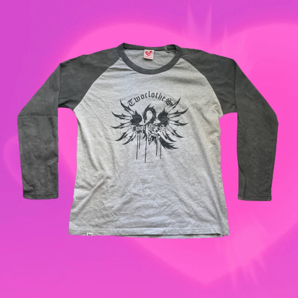 Grunge graphic long sleeve