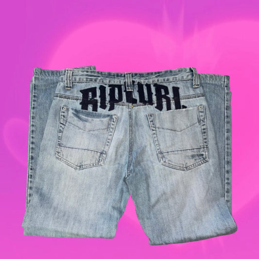 RipCurl spell out jeans