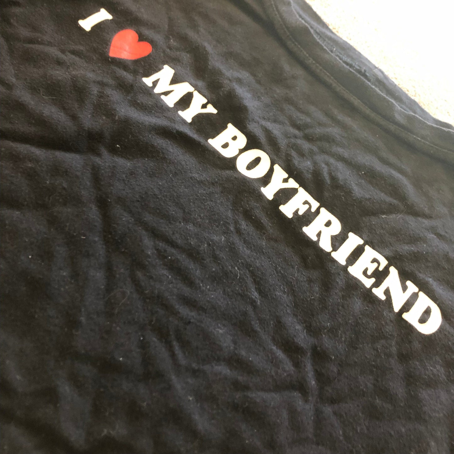 I ♡ My Boyfriend graphic tee