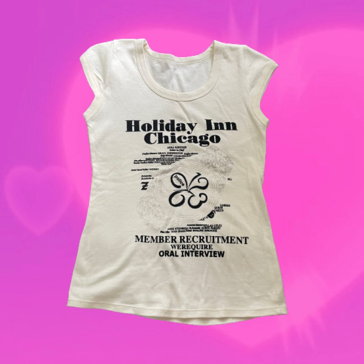 Holiday Inn Chicago graphic baby tee