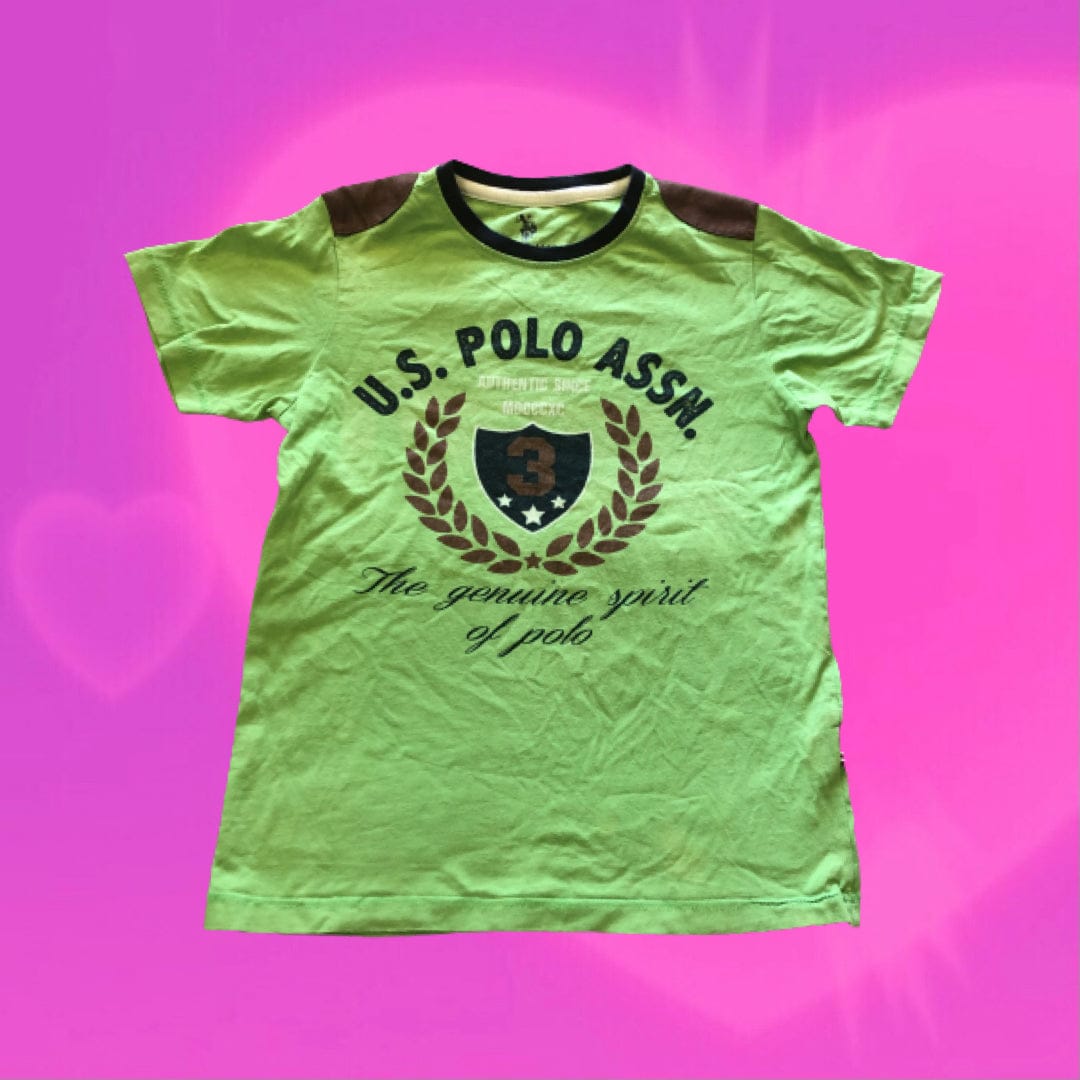 US Polo Association graphic baby tee