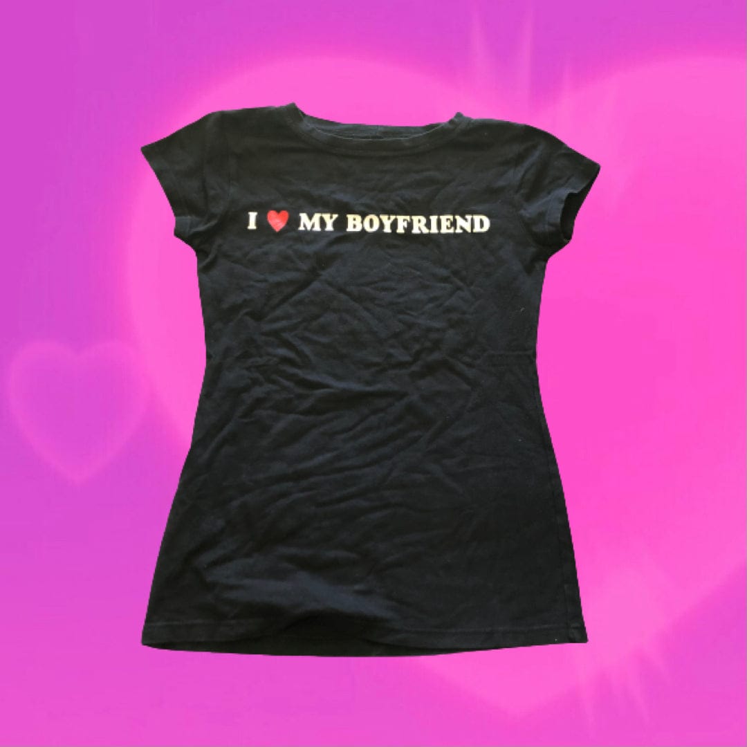 I ♡ My Boyfriend graphic tee