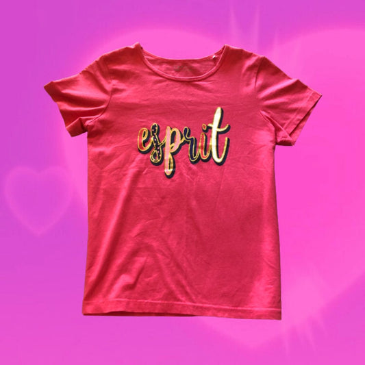 Esprit spell out graphic baby tee