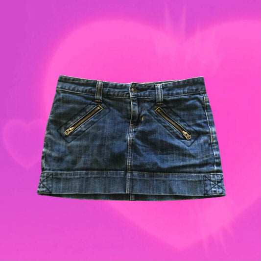 GAP denim mini skirt