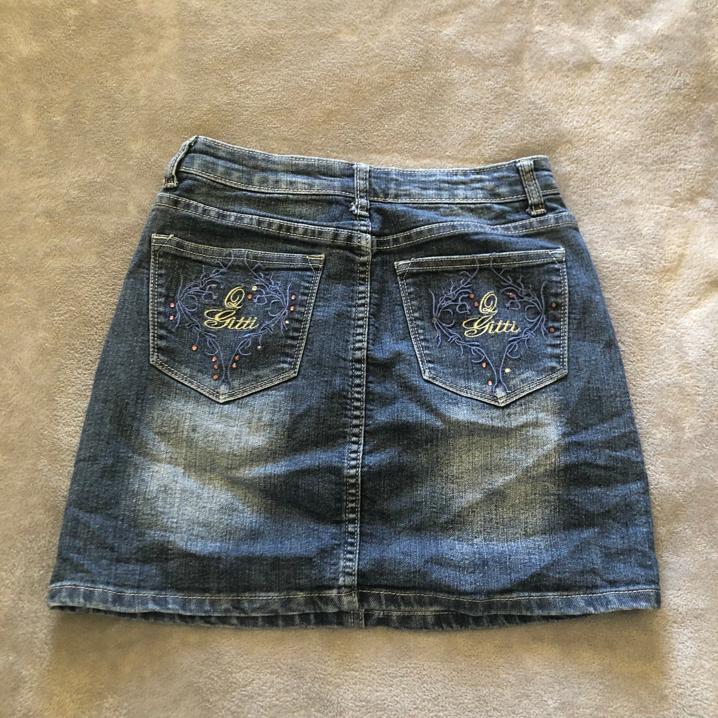 Gitti denim mini skirt