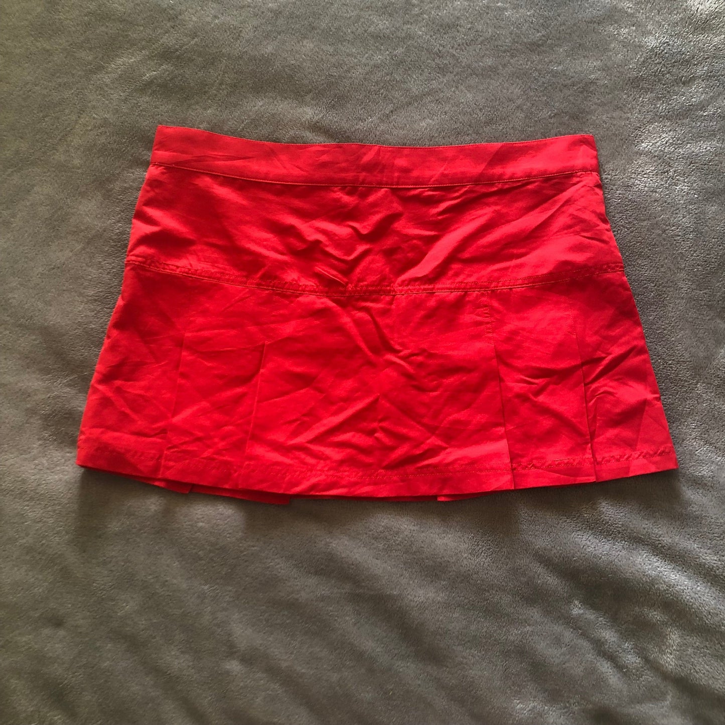 Paco Rabanne red mini skirt