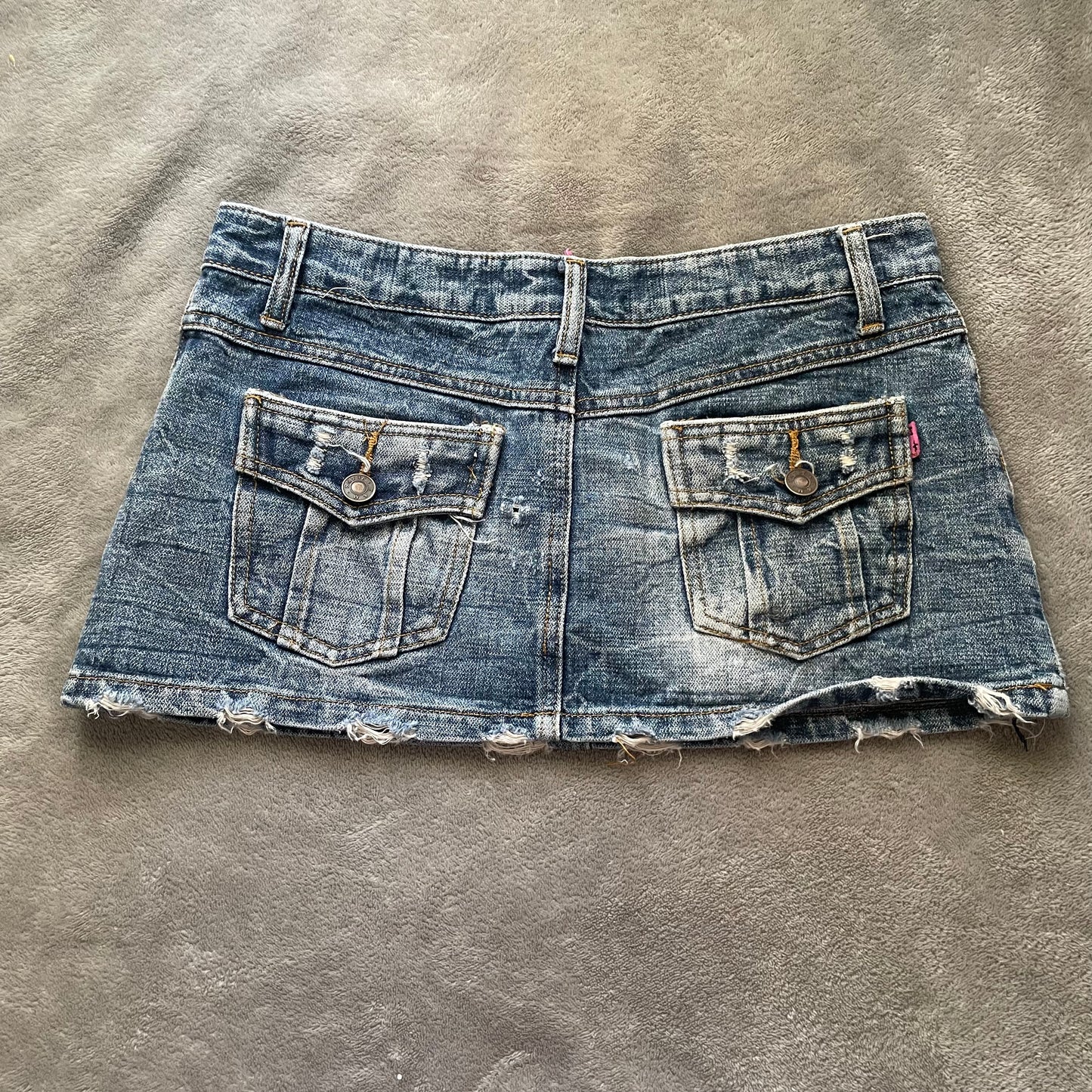 Japanese Brand denim mini skirt