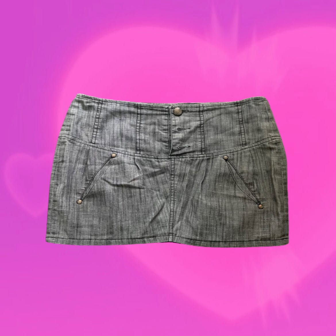 Elly M grey mini skirt