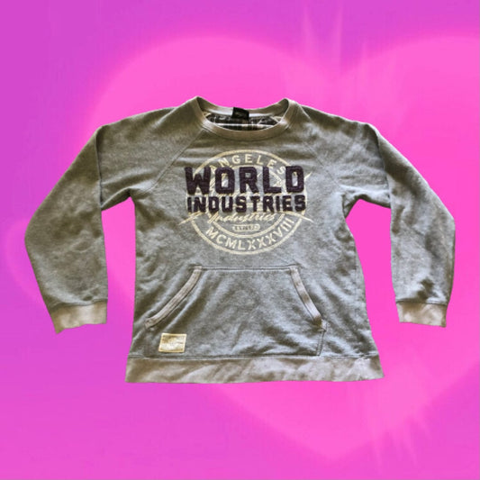 World Industries graphic crewneck jumper