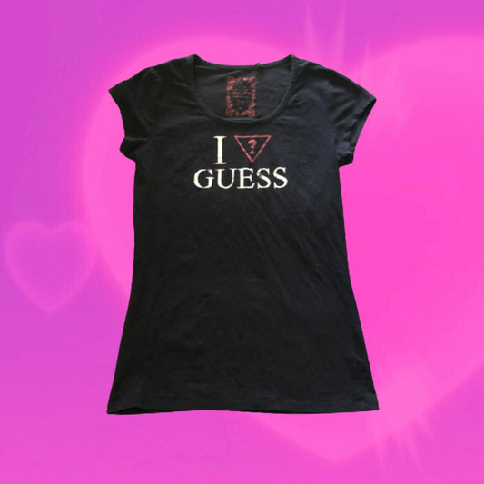I ? Guess graphic tee