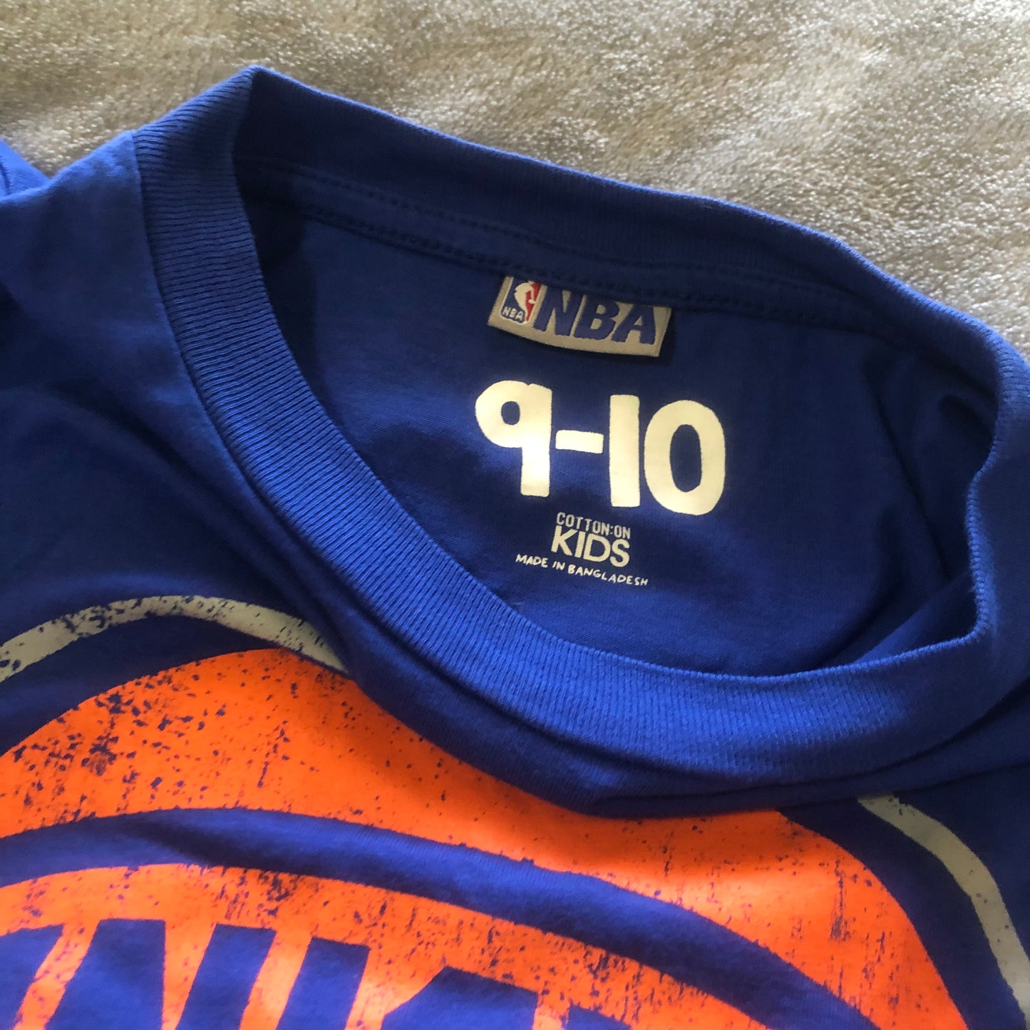 New York Knicks from cotton on graphic tee