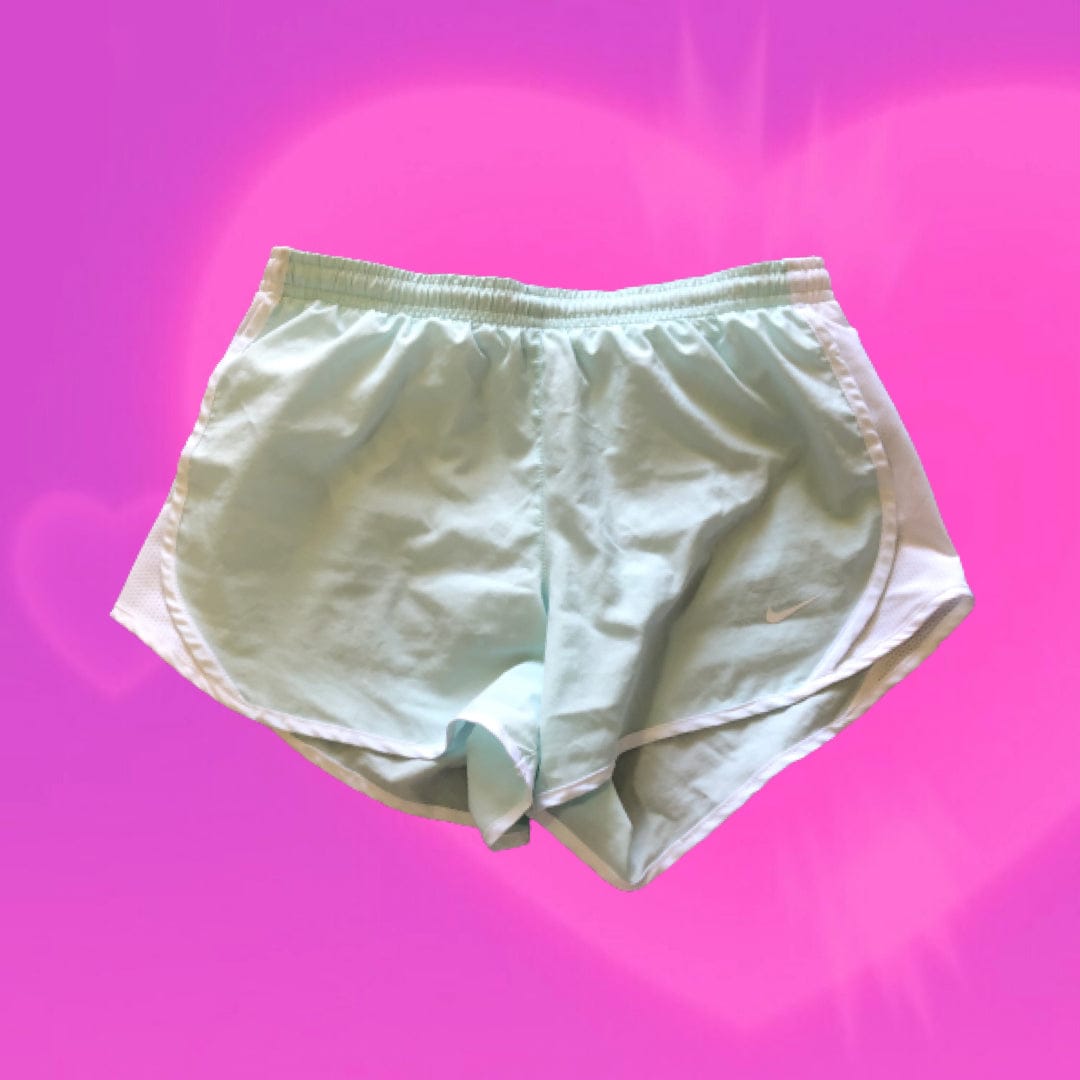 Nike mint and white sport shorts