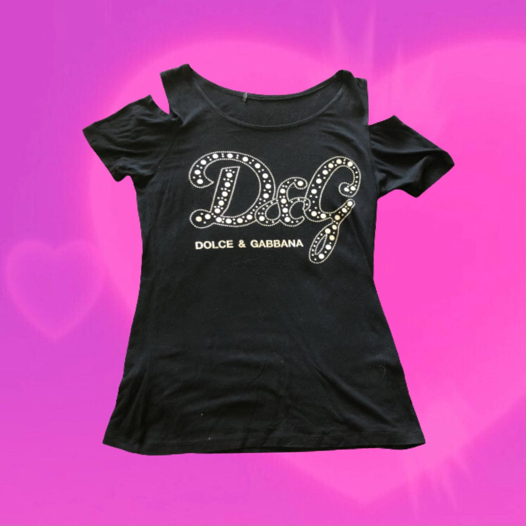 Dolce & Gabbana off the shoulder tee