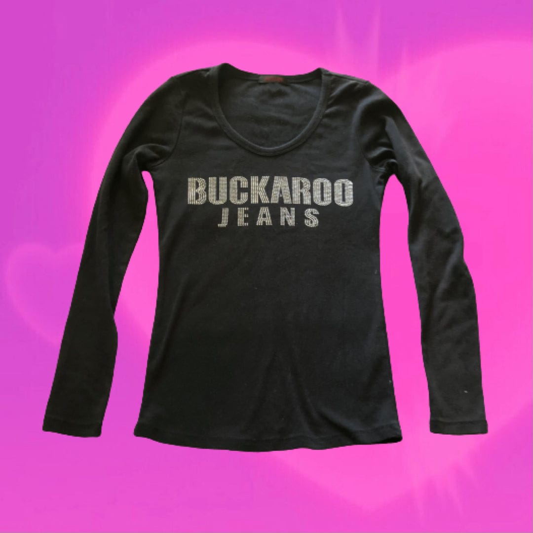 Buckaroo Jean long sleeve rhinestone tee