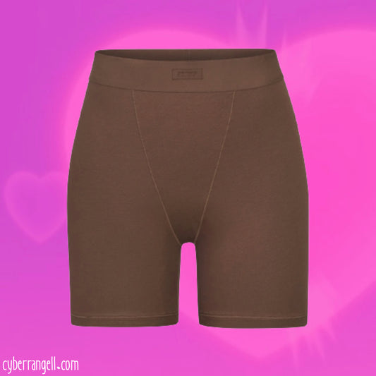 Skims boyfriend boxer shorts in cocoa