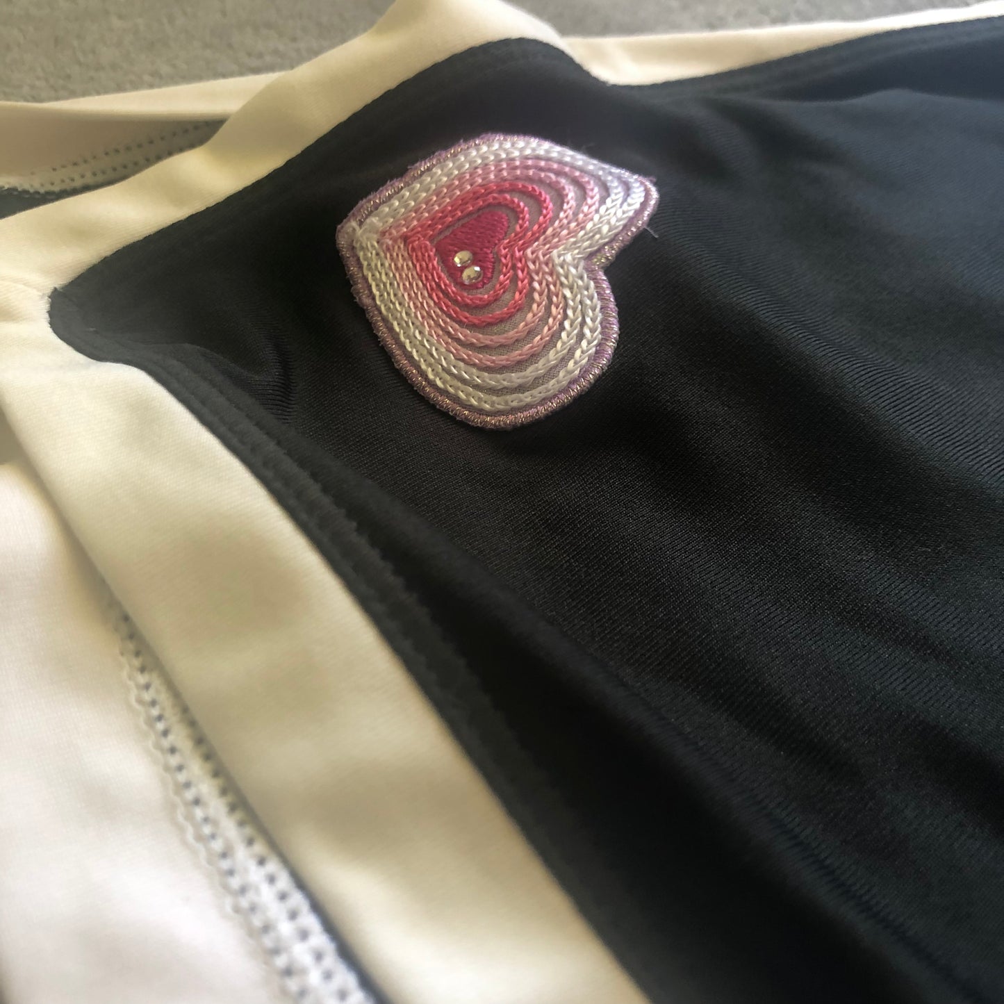 Nike mini tennis skirt with embroidered heart detail