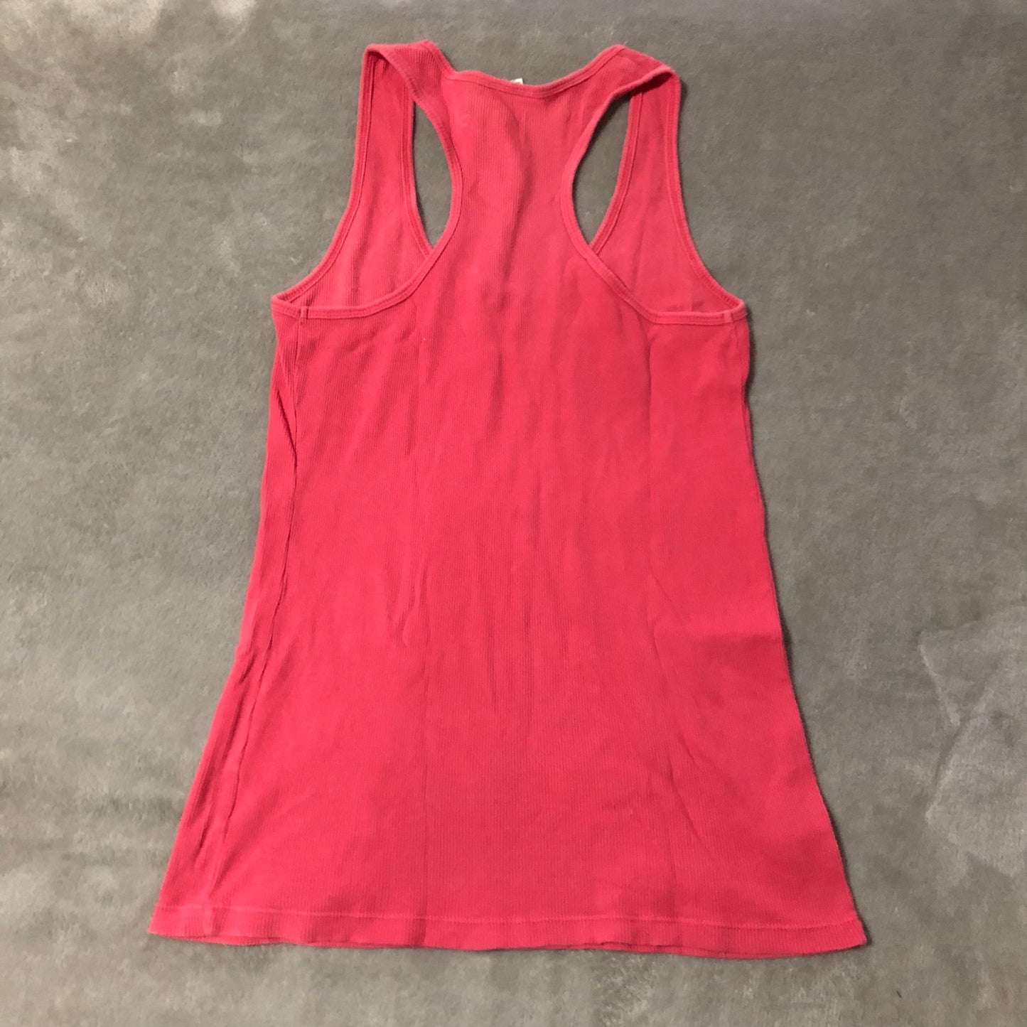 Guess rhinestone graphic tank top