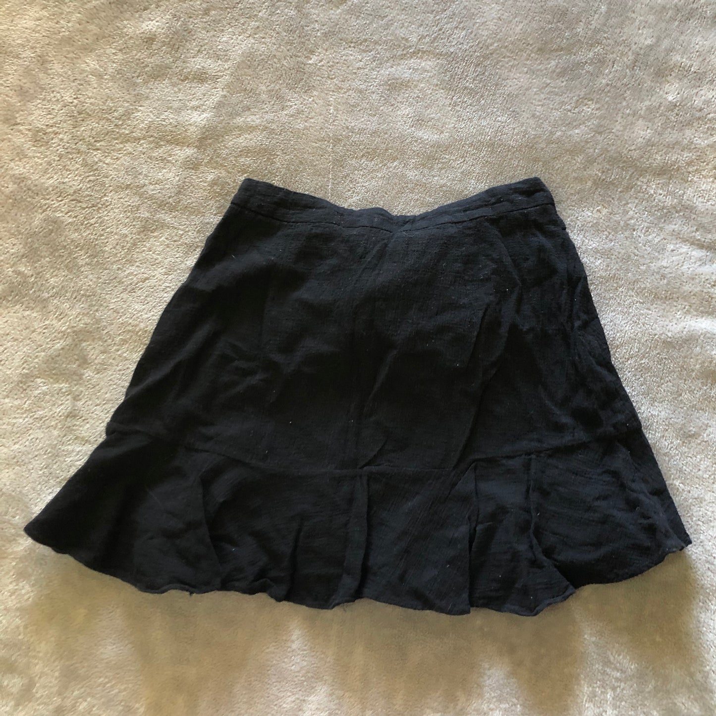 Mooloola black mini wrap skirt