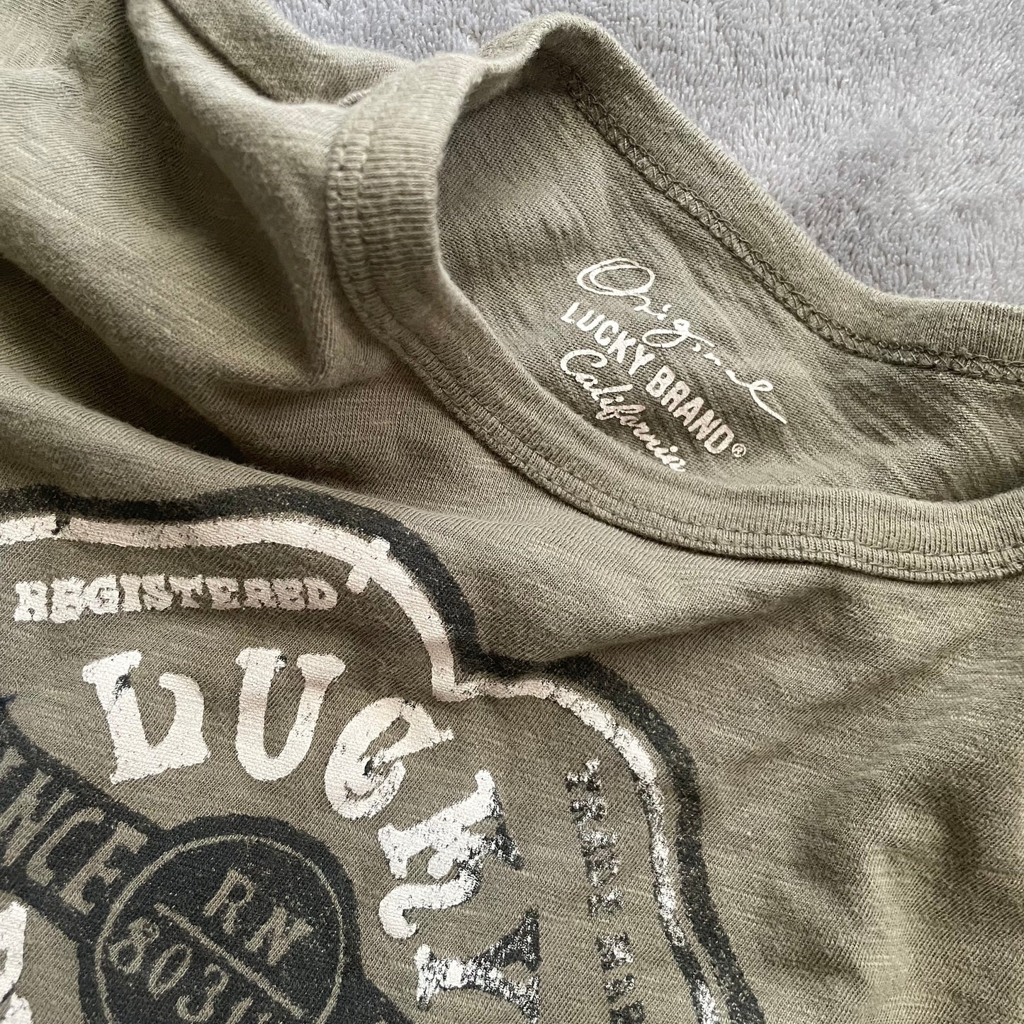 Lucky Brand graphic baby tee