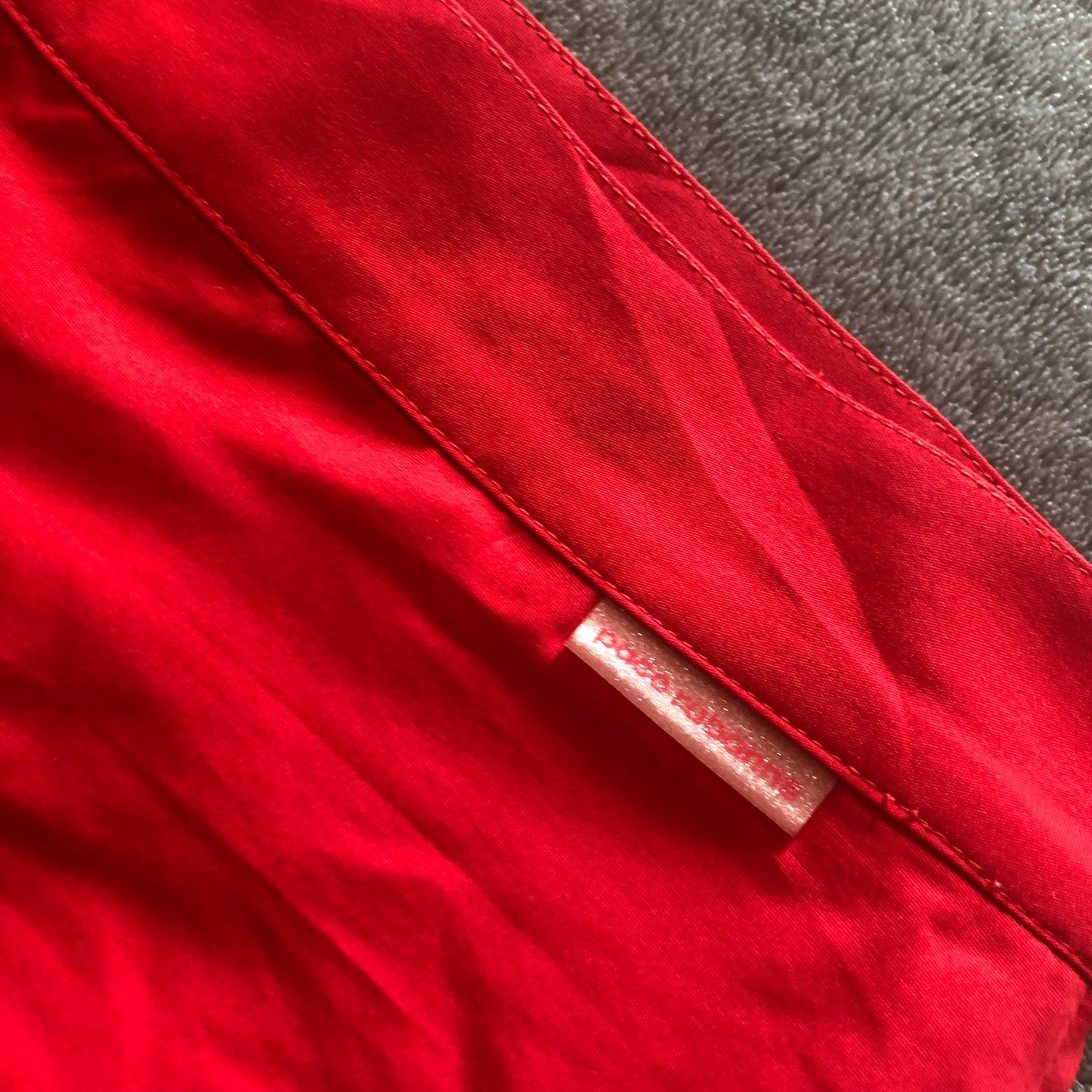 Paco Rabanne red mini skirt