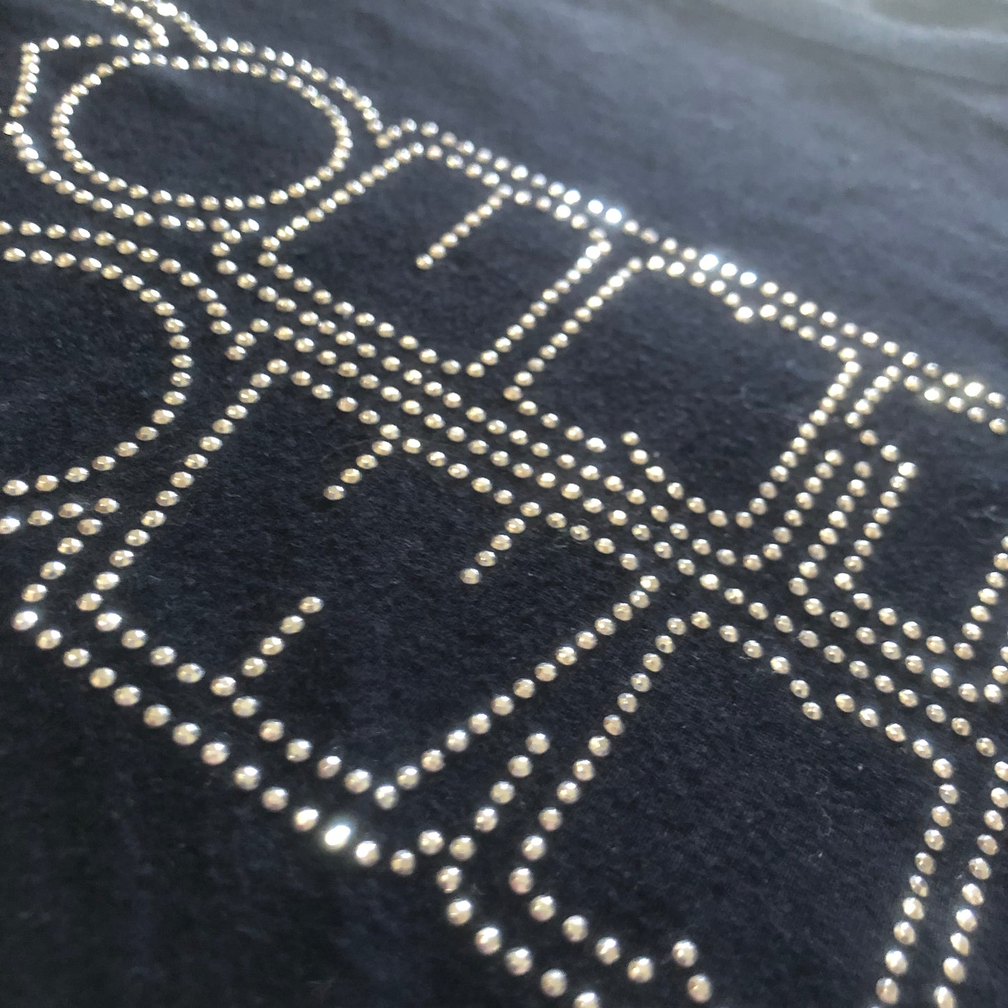 Countdown rhinestone graphic tee