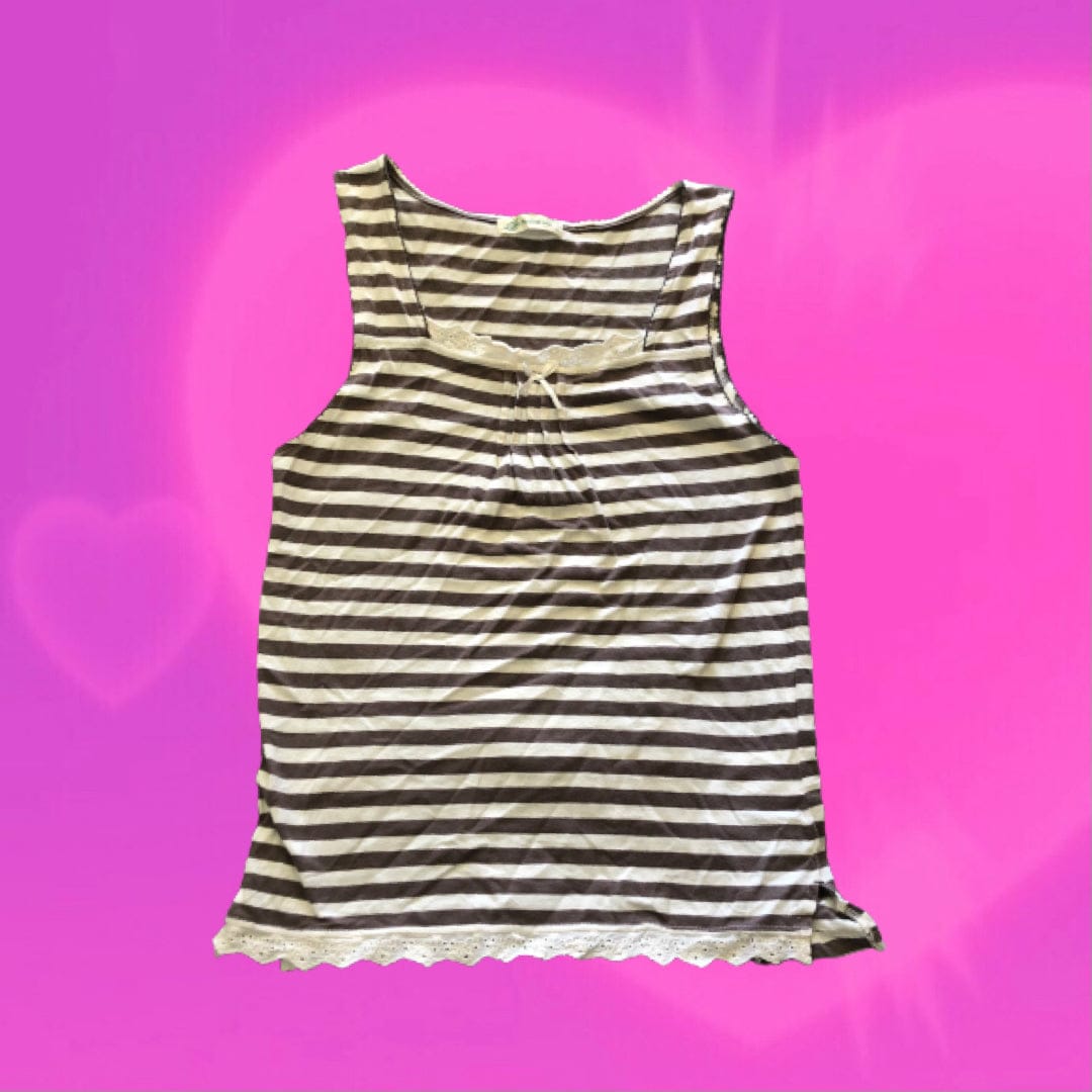 Native Wit striped cami tank top