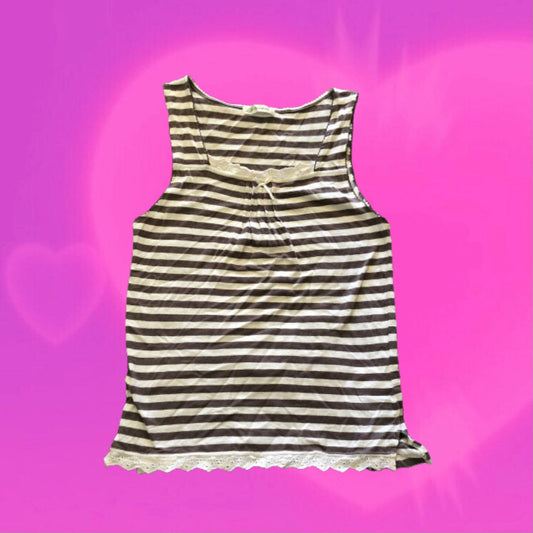 Native Wit striped cami tank top