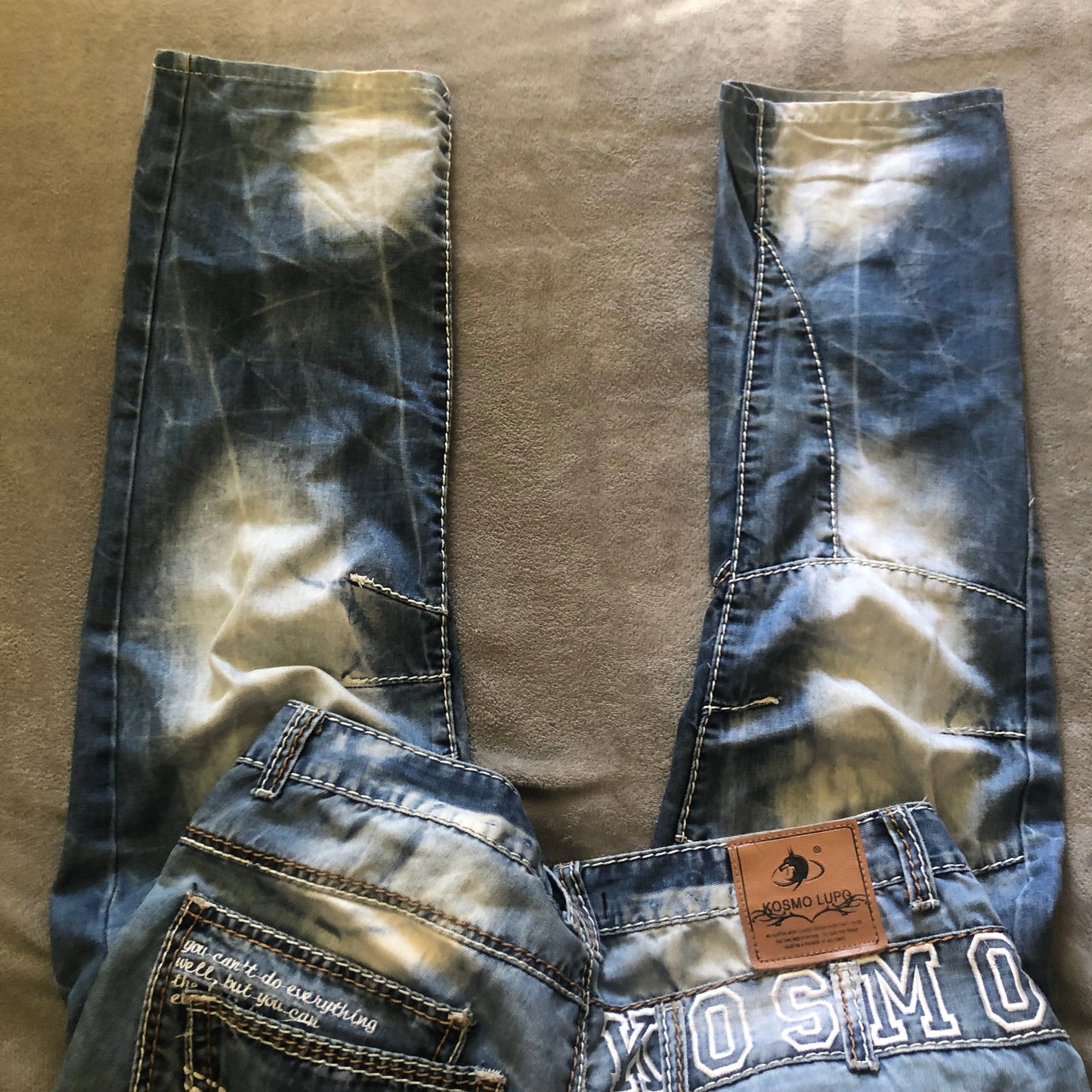 K&M loose ripped jeans